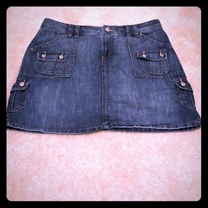 Gently Used Faded Glory Jean Skort!